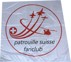 Bild von Patrouille Suisse Fanclub Fahne, Flagge Hissfahne